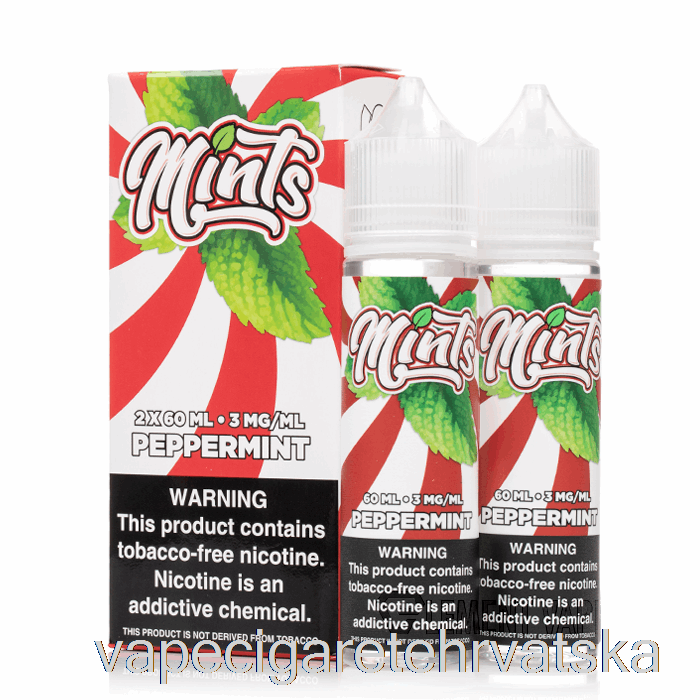 Vape Hrvatska Pepermint - Mints Vape Co - 120ml 6mg